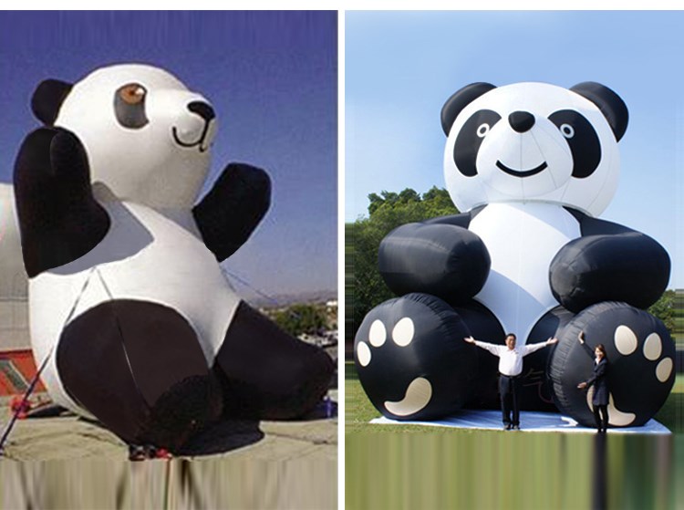 桥西充气熊猫展示